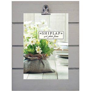 SHIPLAP Clipboard Picture Frame
